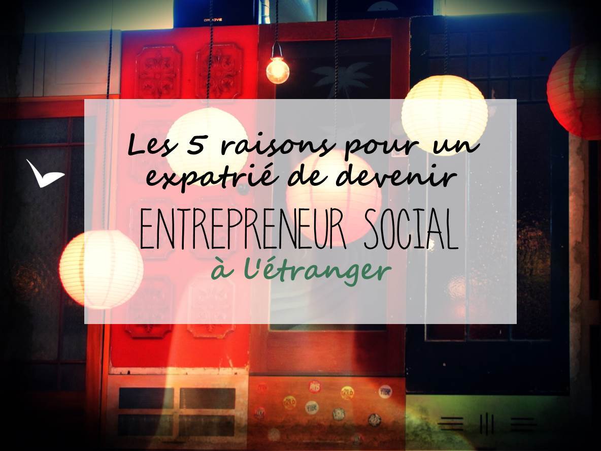 Entrepreneur social à l’étranger